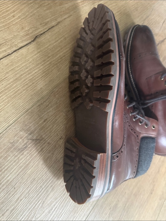 Warfield & Grand Brown Leather Chukka Boots main image 4